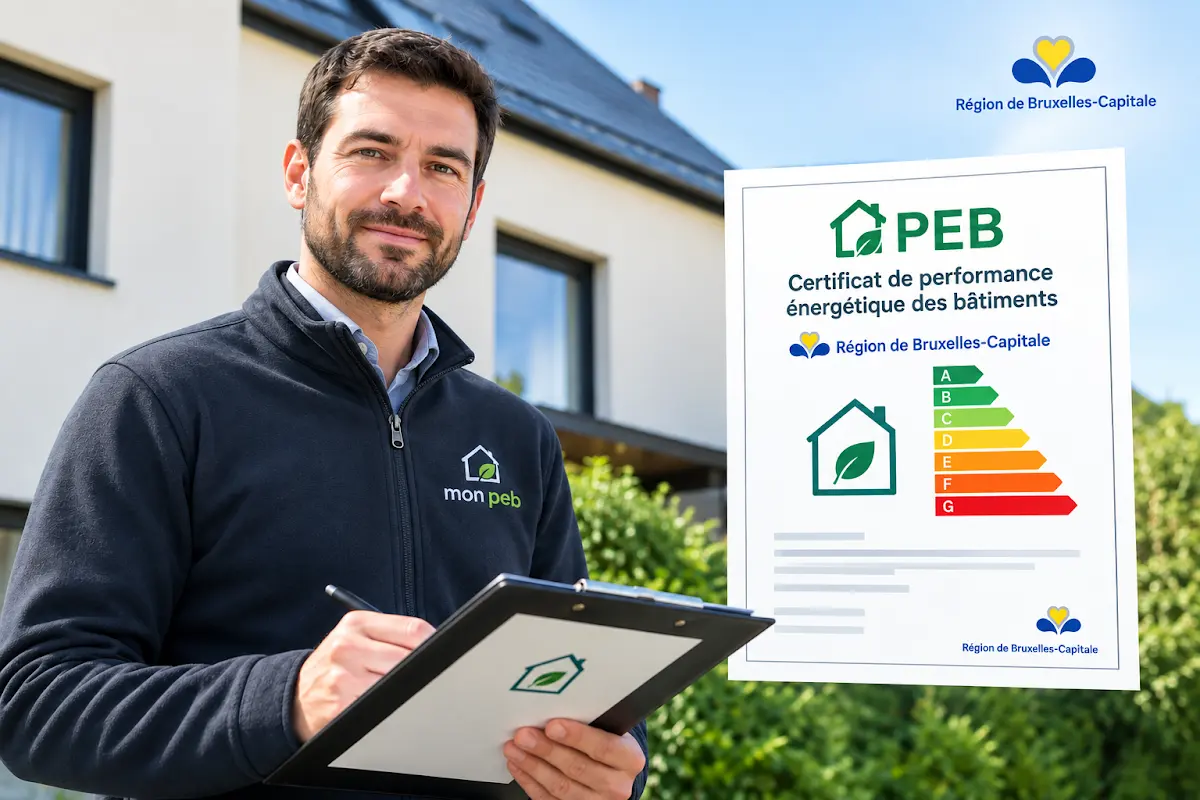 MON CERTIFICAT PEB (Certificateur/conseiller peb agréé de Global Expert and Energy), Laeken